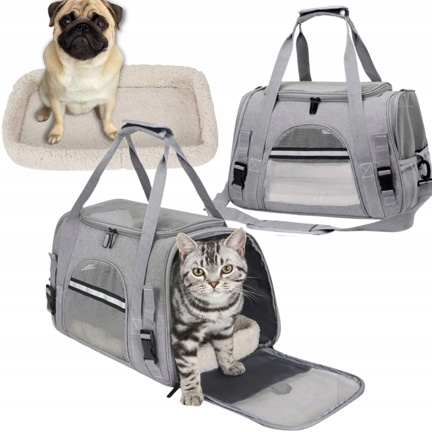 

Transporter dla psa kota torba na ramię do 8kg