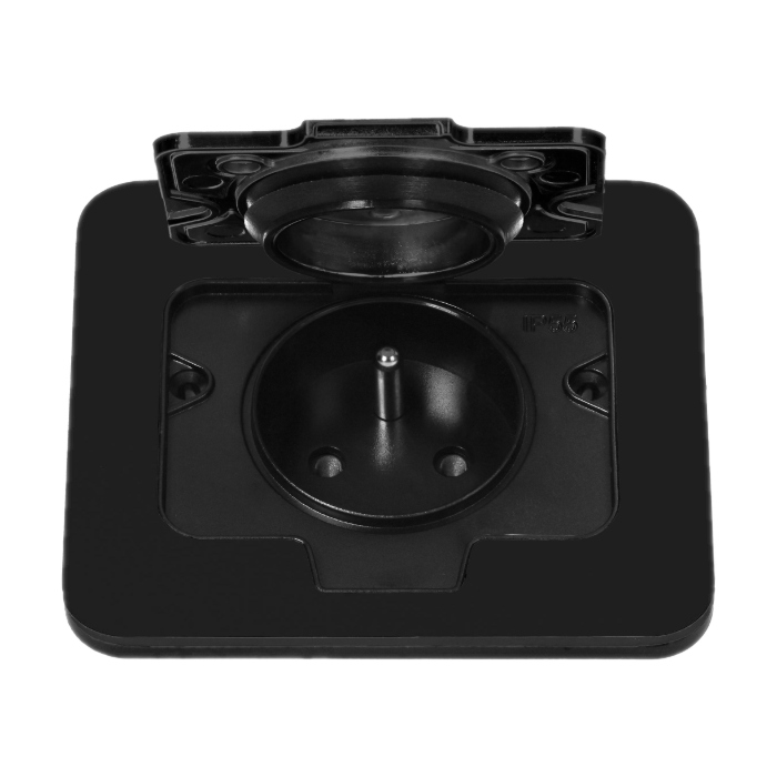 Gniazdo Elektryczne hermetyczne Orno czarny