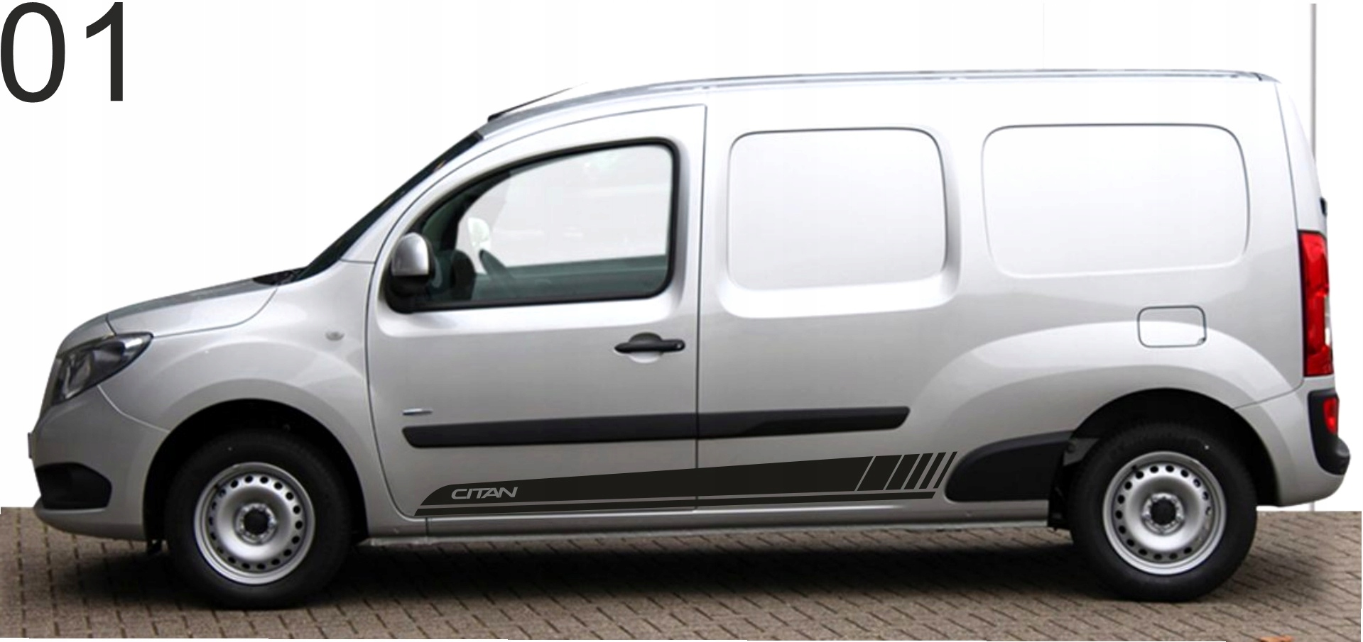 Samolepky Mercedes Citan Boční pásy 01