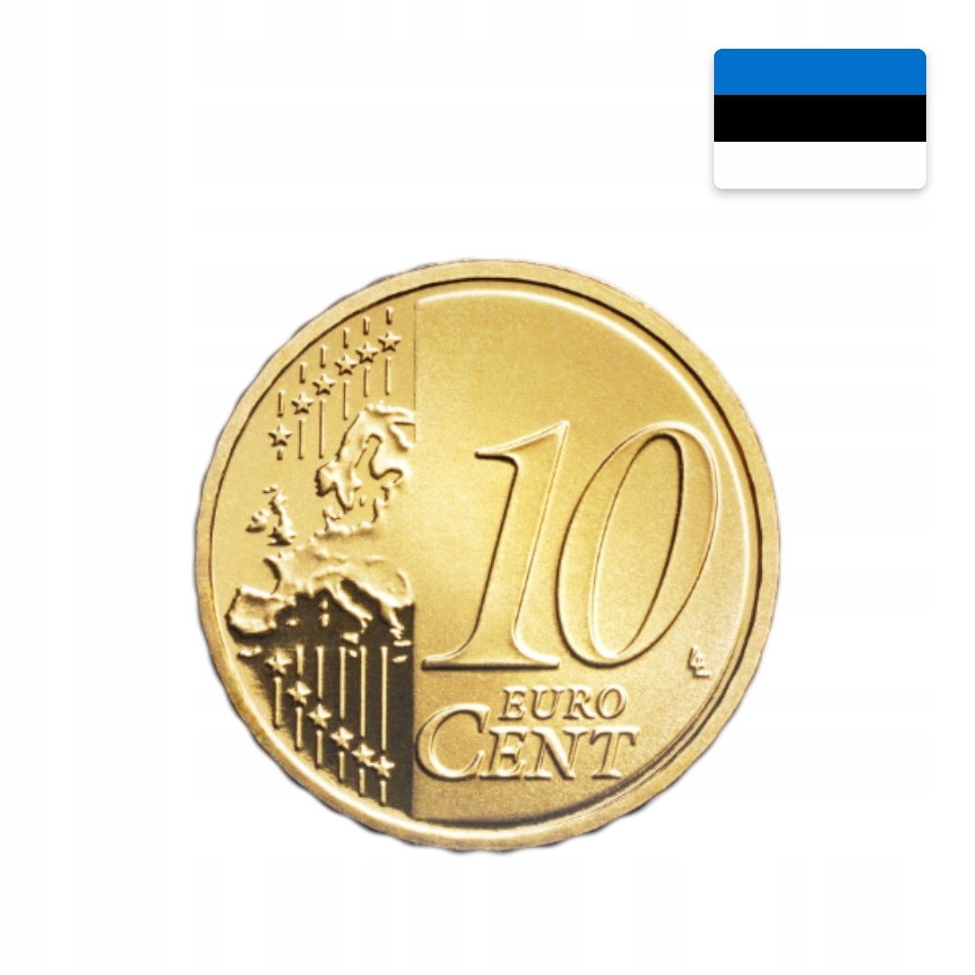 Moneta – Estonia – 10 eurocentów – 2022 – UNC