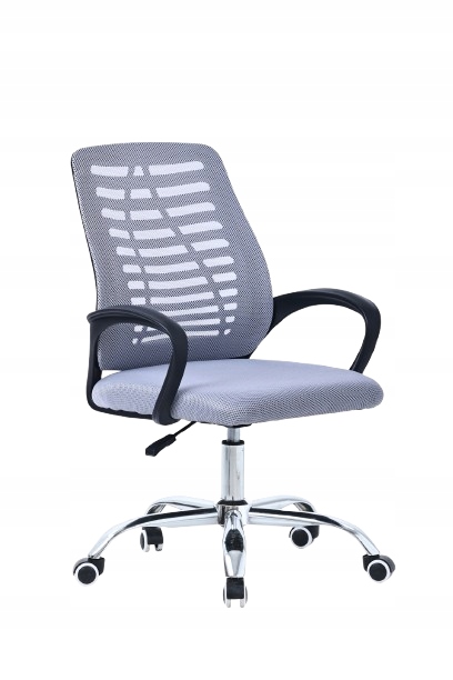 Fotel obrotowy ergonomiczny szary dla dziecka NEST