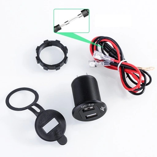 ŁADOWARKA SAMOCHODOWA 2xUSB QC3.0 WOLTOMIERZ DOTYK EAN (GTIN) 6900050771902