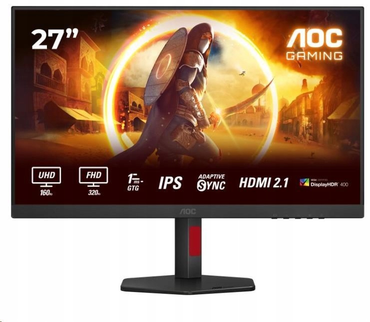Monitor Aoc U27G4R 27" Fast Ips 4K Uhd 160Hz Full Hd 320Hz
