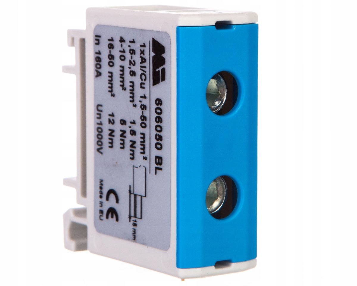 

Złączka szynowa 1-torowa 1,5-50mm2 Euro Otl