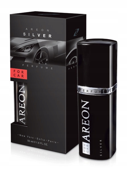 

Zapach Samochodowy Areon Perfume 50ml Silver Męski
