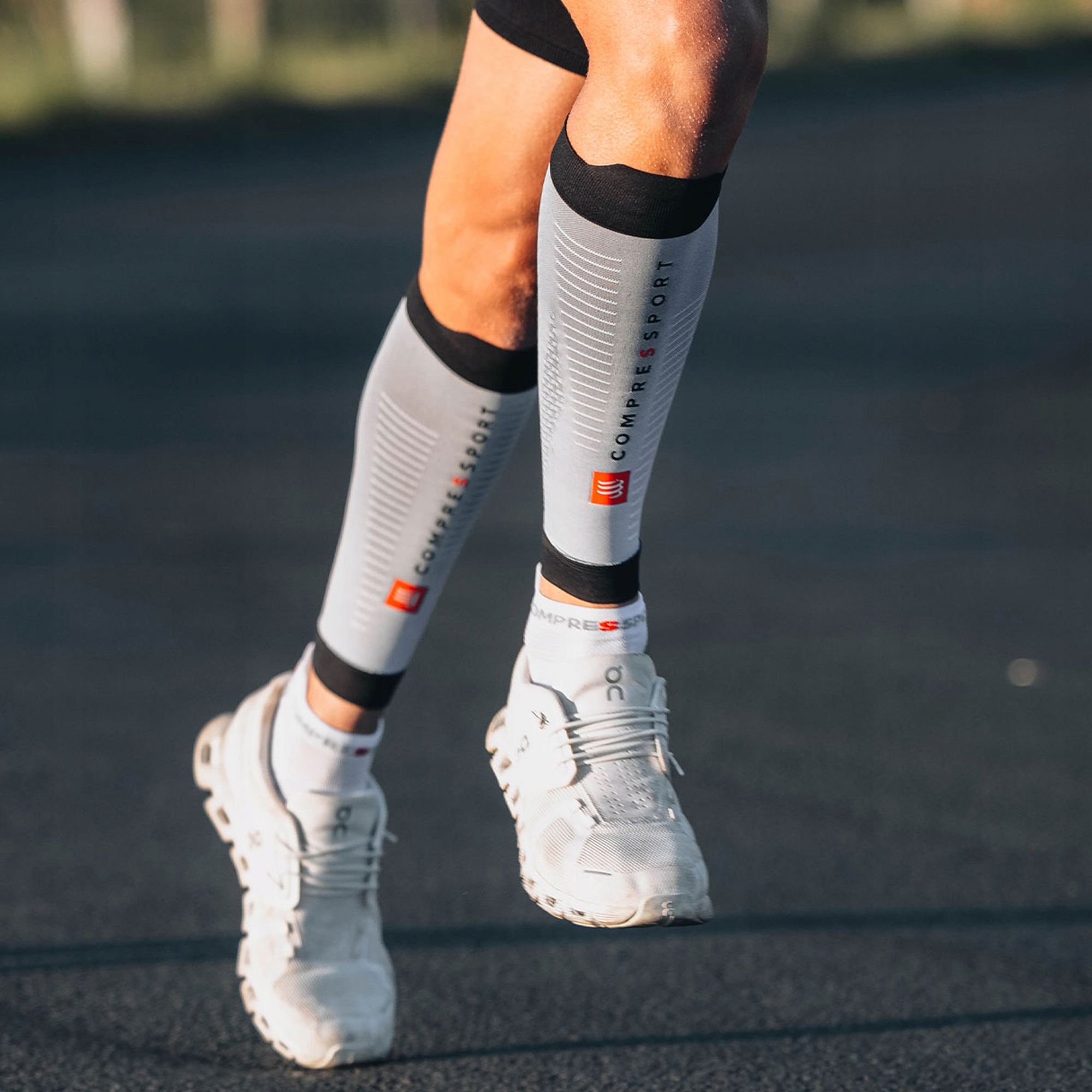 Opaski kompresyjne łydki biegowe COMPRESSPORT T4 Marka Compressport