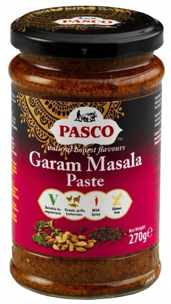 

Pasta Garam Masala, łagodna 270g Pasco