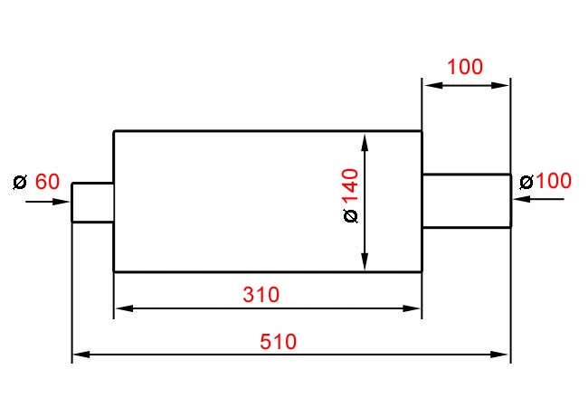 94205 - Спортивный басовый глушитель с Silencer-MUGEN fi100
