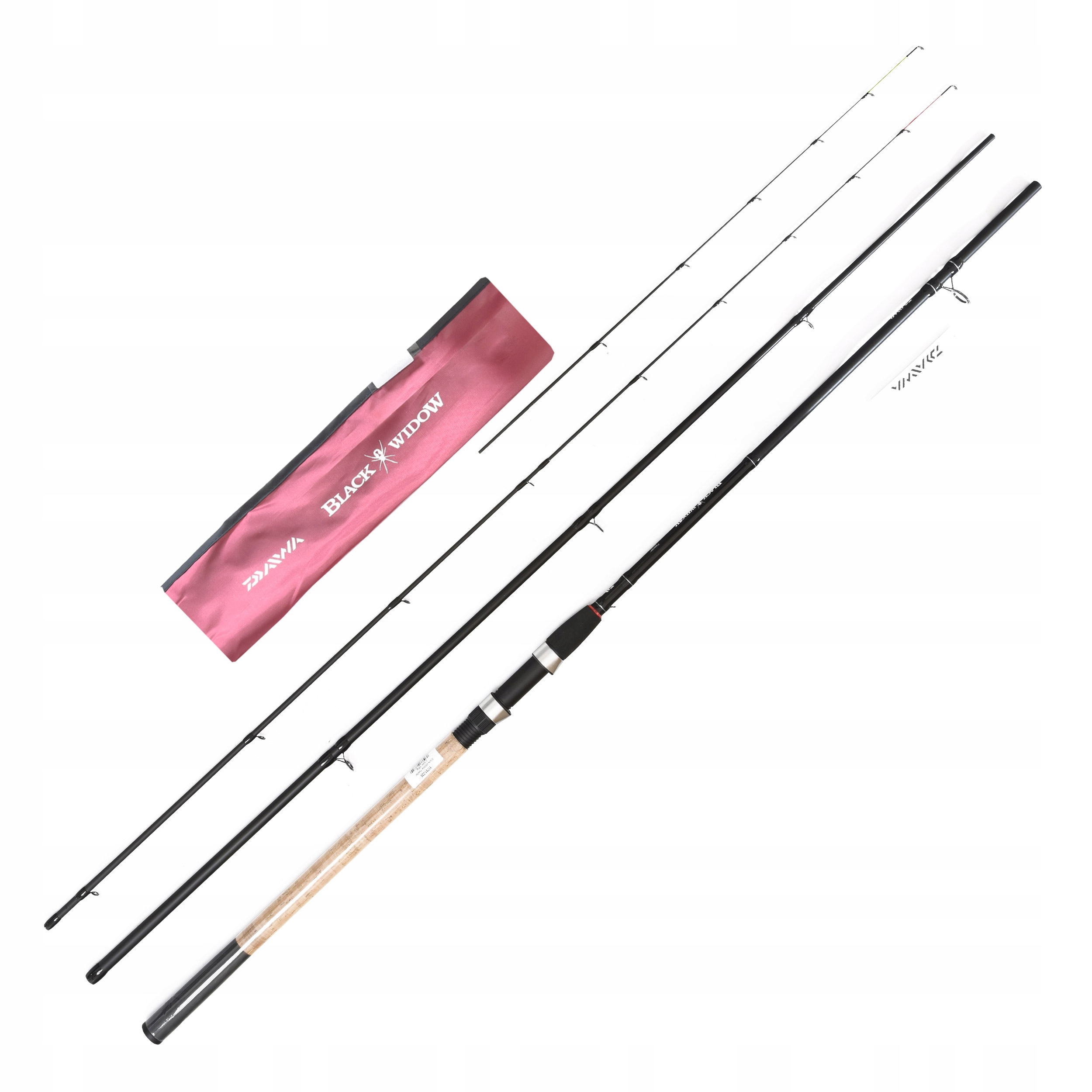 Wędka feederowa Daiwa Black Widow Feeder 3.30m -100g 2 szczytówki quiver