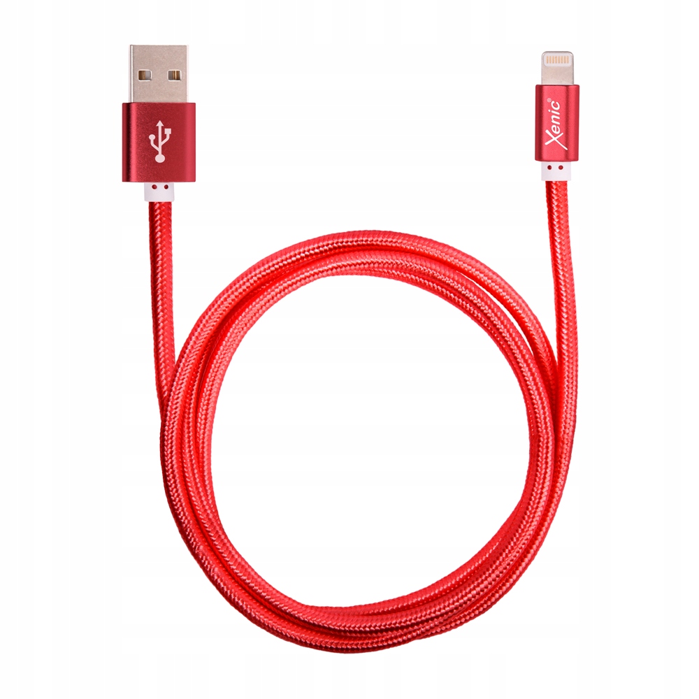 

Kabel lightning-USB Xenic UMFL10 czerwony 1m