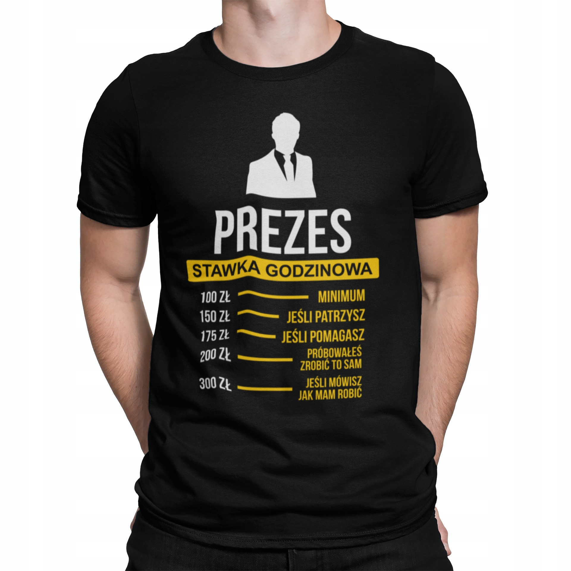 

Koszulka Prezes Stawka Godzinowa Prezent