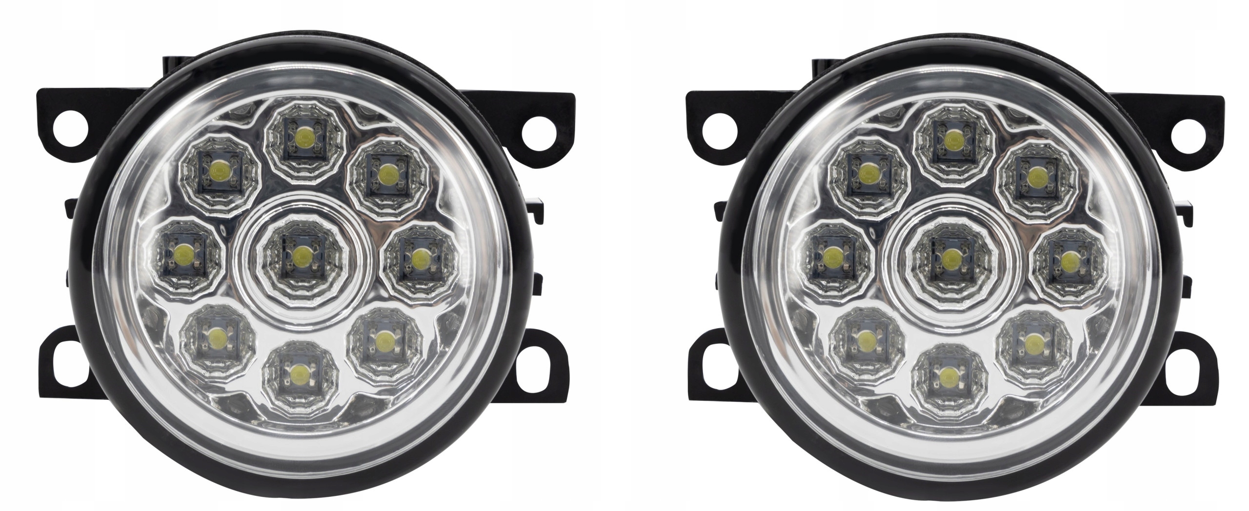 HALOGENY LAMPY PRZECIWMGIELNE LED NOWE KOMPLET