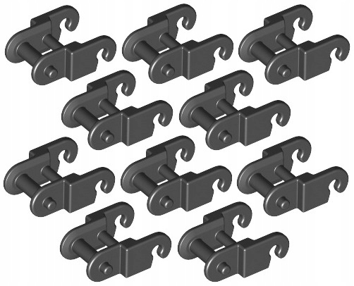 

Lego Czarny Łańcuch/Ogniwo 14696/3711/6044702 x10