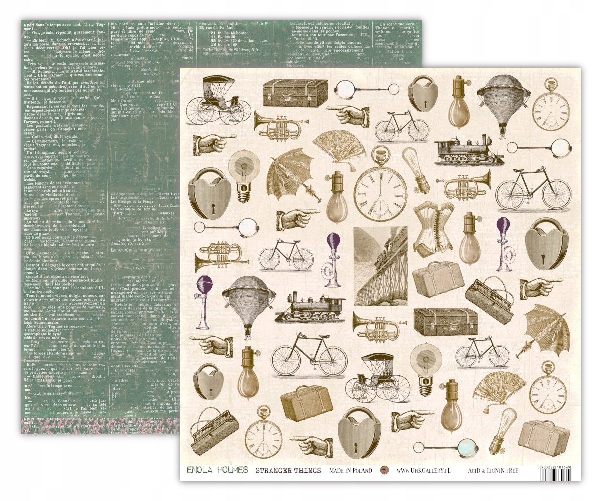 Papier 30x30 Enola Holmes Stranger Things