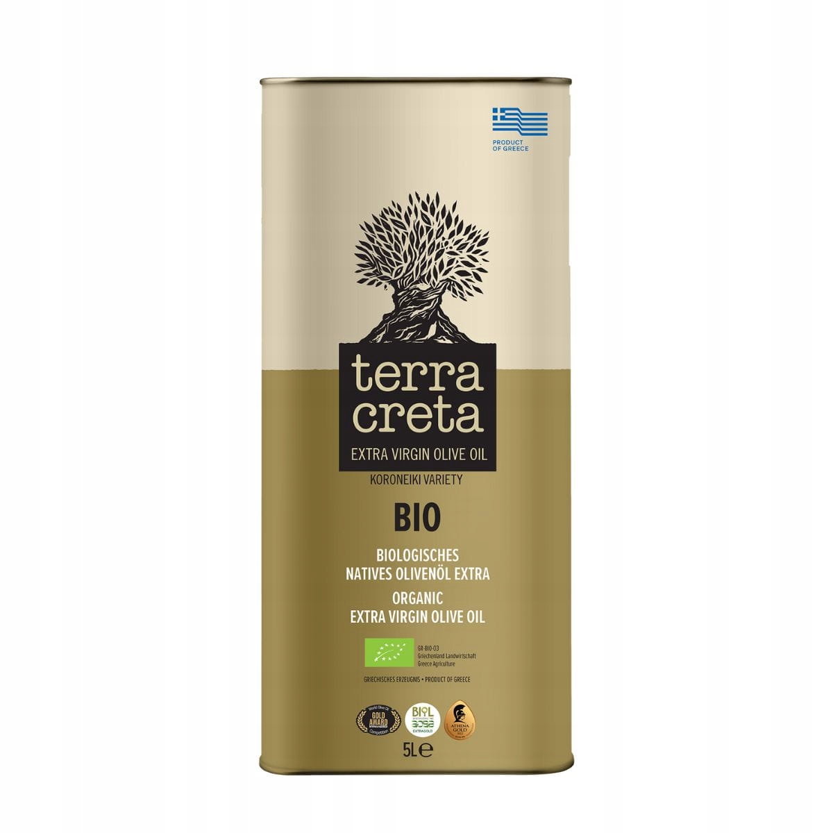 Terra Creta oliwa extra virgin Estate 5L Bio