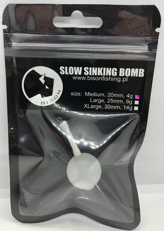 

Slow Bison Fishing Sinking Bomb 20mm 4g Medium