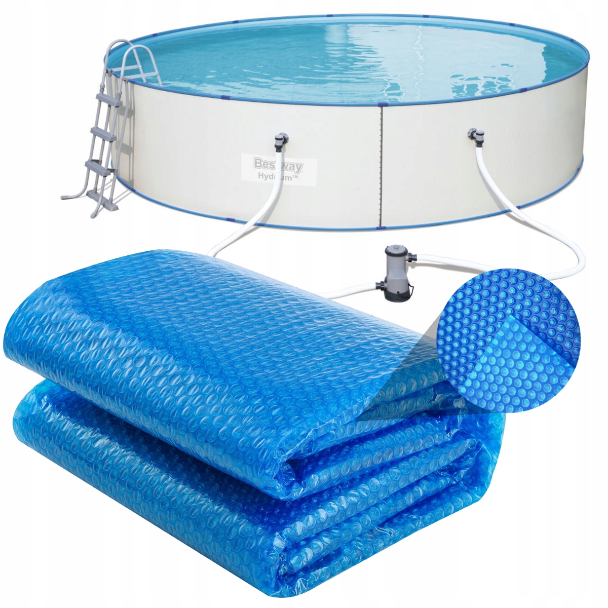 Solárna Termálna Pokrievka Ohrievač vody do bazéna Bestway Hydrium 488 cm