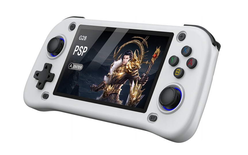 Przenośna Konsola Retro 4,3 ekran 4GB Pamięć G28 +10000 Gier Biała