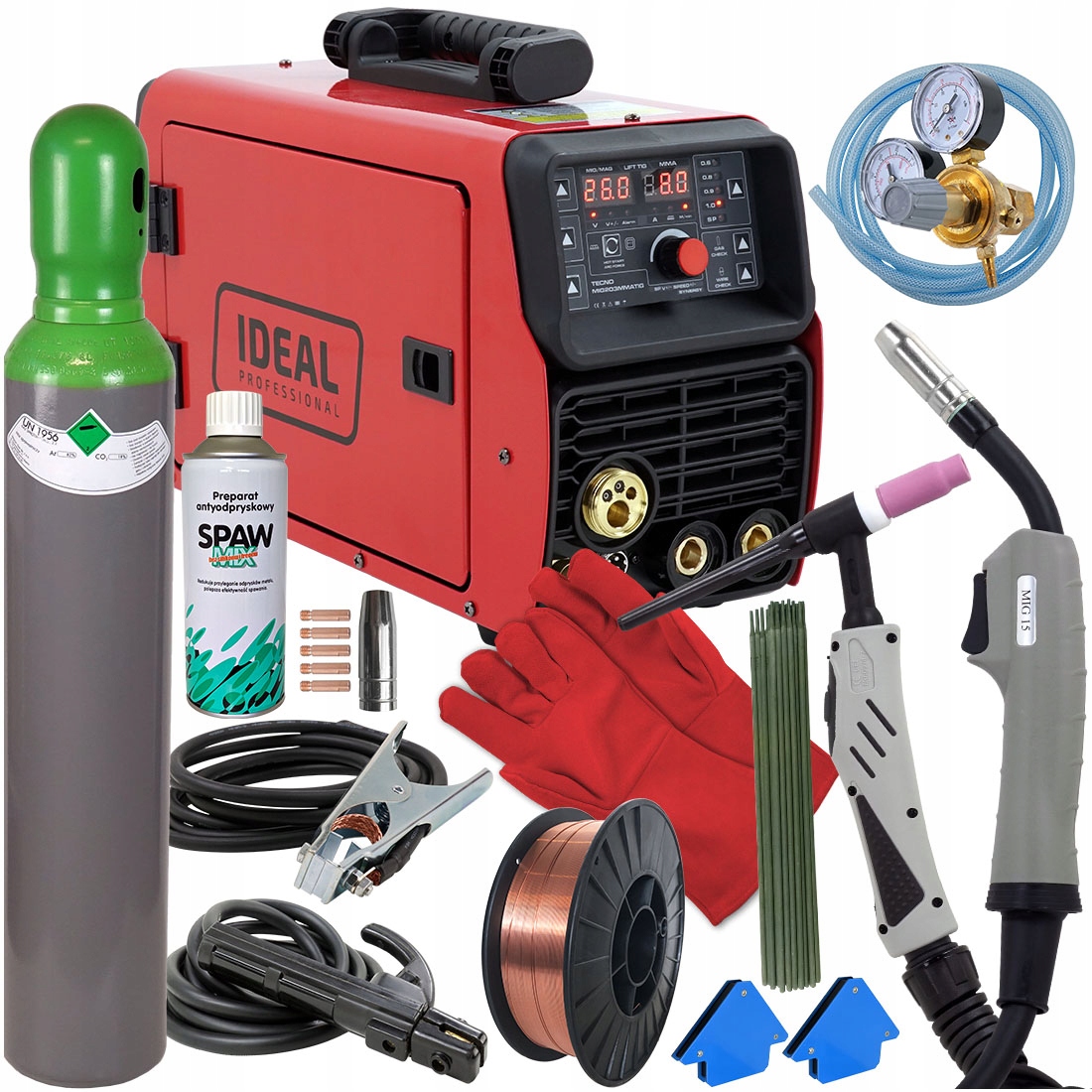 Зварювальний апарат MIGOMAT MIG MMA TIG 200 3в1 Синергія