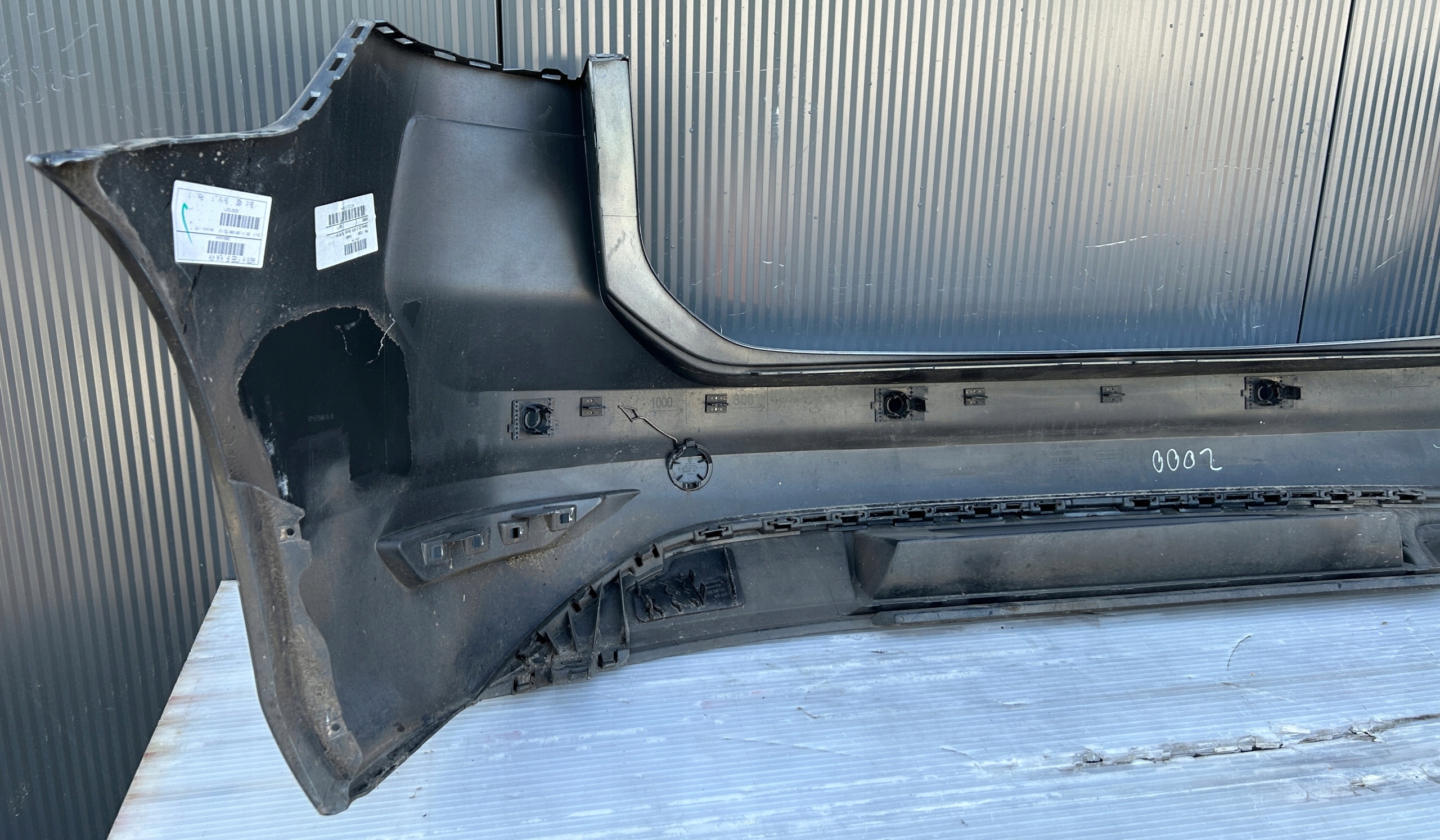 bumper rear part rear VW TOURAN II 5TA 15- PDC