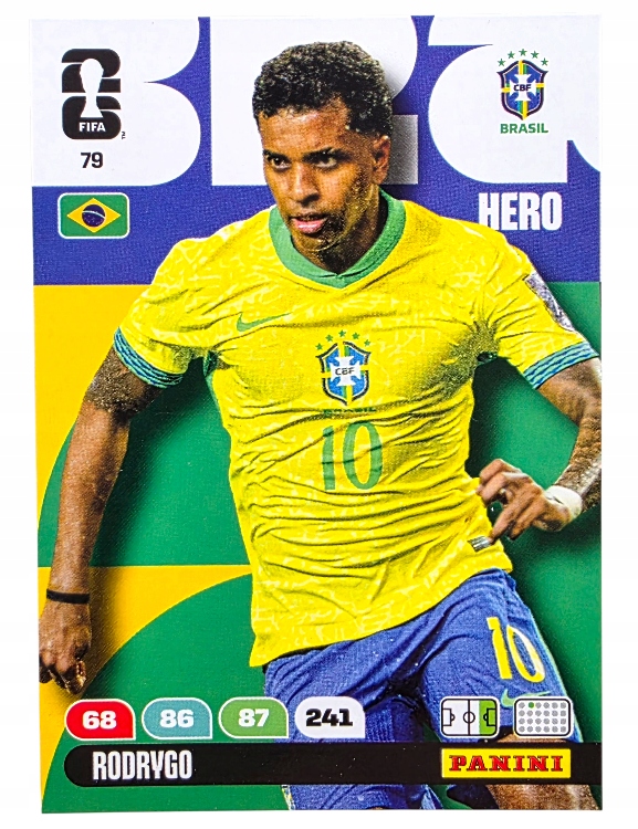 Karty Piłkarskie do albumu Panini World Cup 2026 Hero Brazylia 79 Rodrygo
