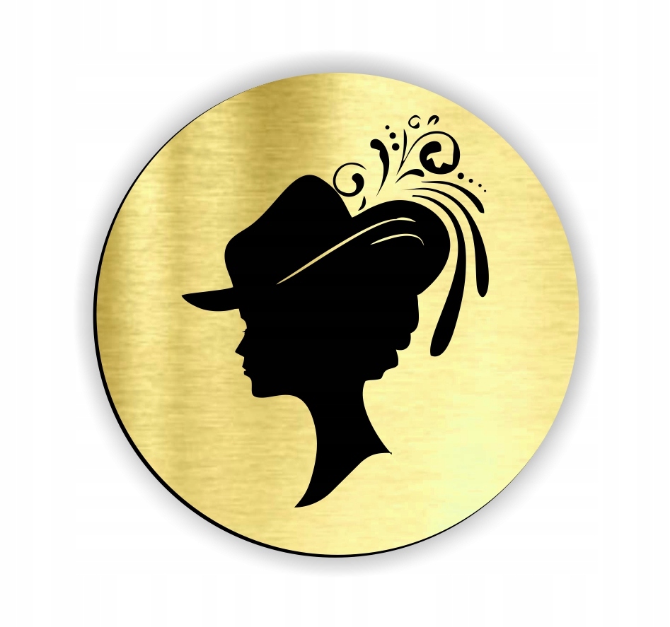 tabliczka TOALETA łazienka WC GRAWER R 75 mm Rodzaj tablicy grawerowane