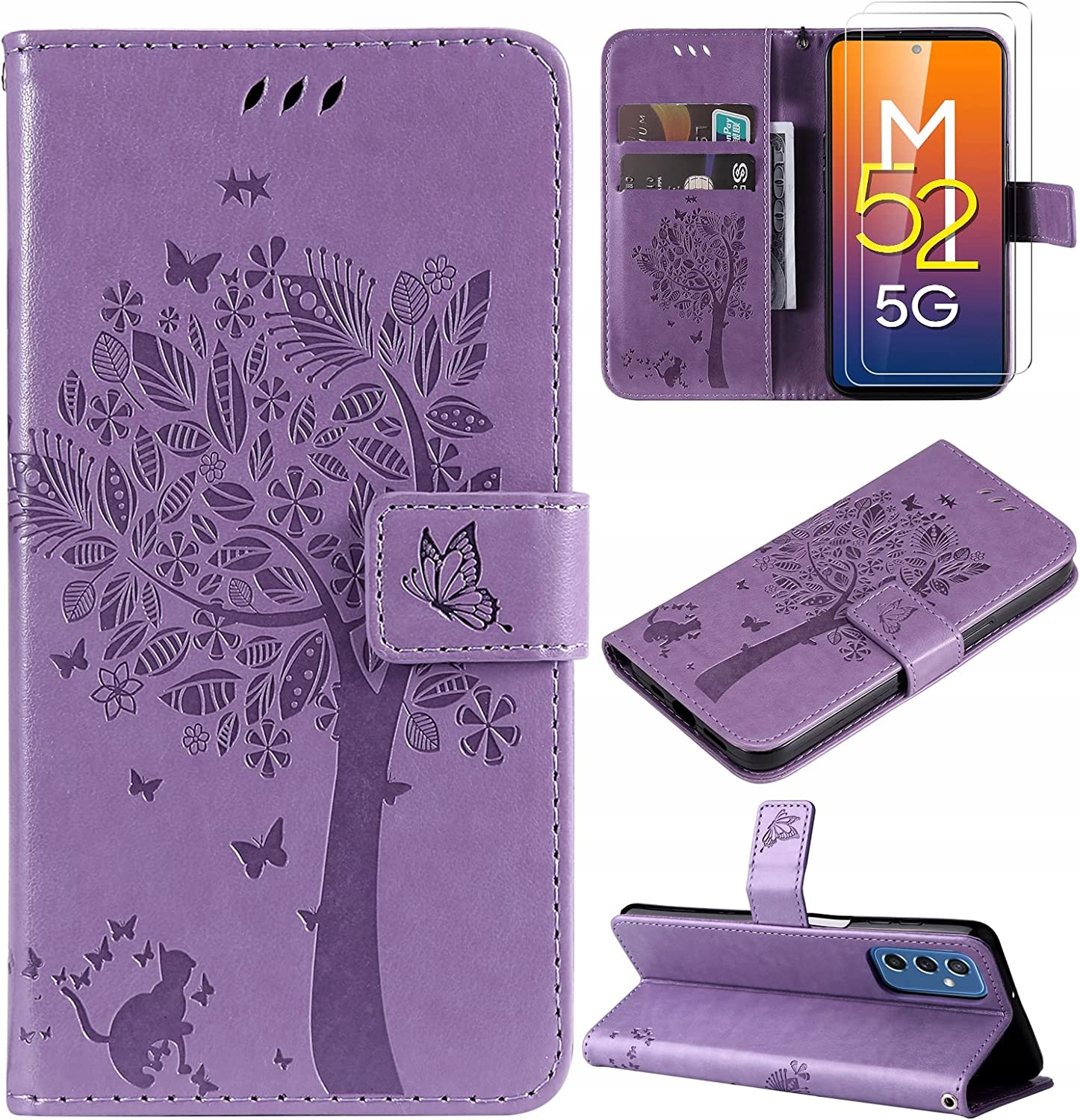 

Etui Samsung Galaxy M52 5G 2x Szkło Hartowane