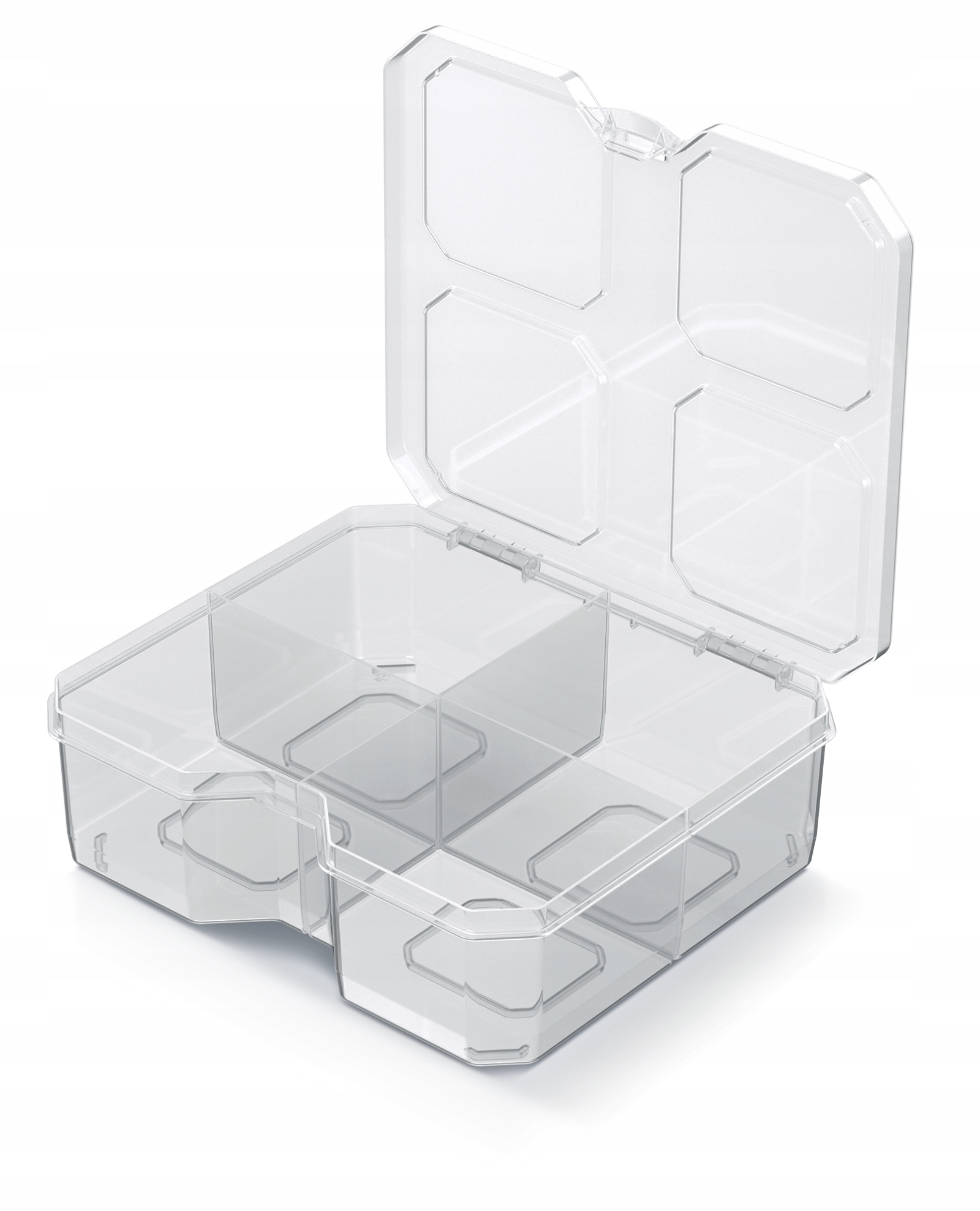 Organizer narzędziowy przeźroczysty Kistenberg Sqr Box 15155 156x140x50 mm