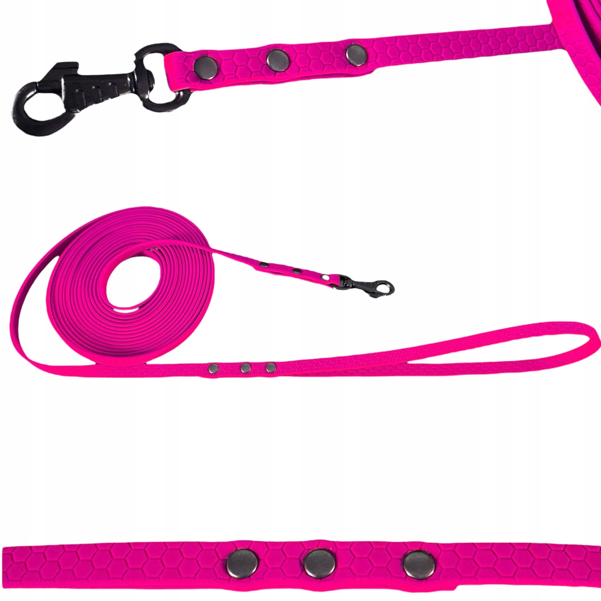 Smycz Linka Wodoodporna Miękka Mały Pies Biothane Pvc Bezzapachowa 15M 10MM