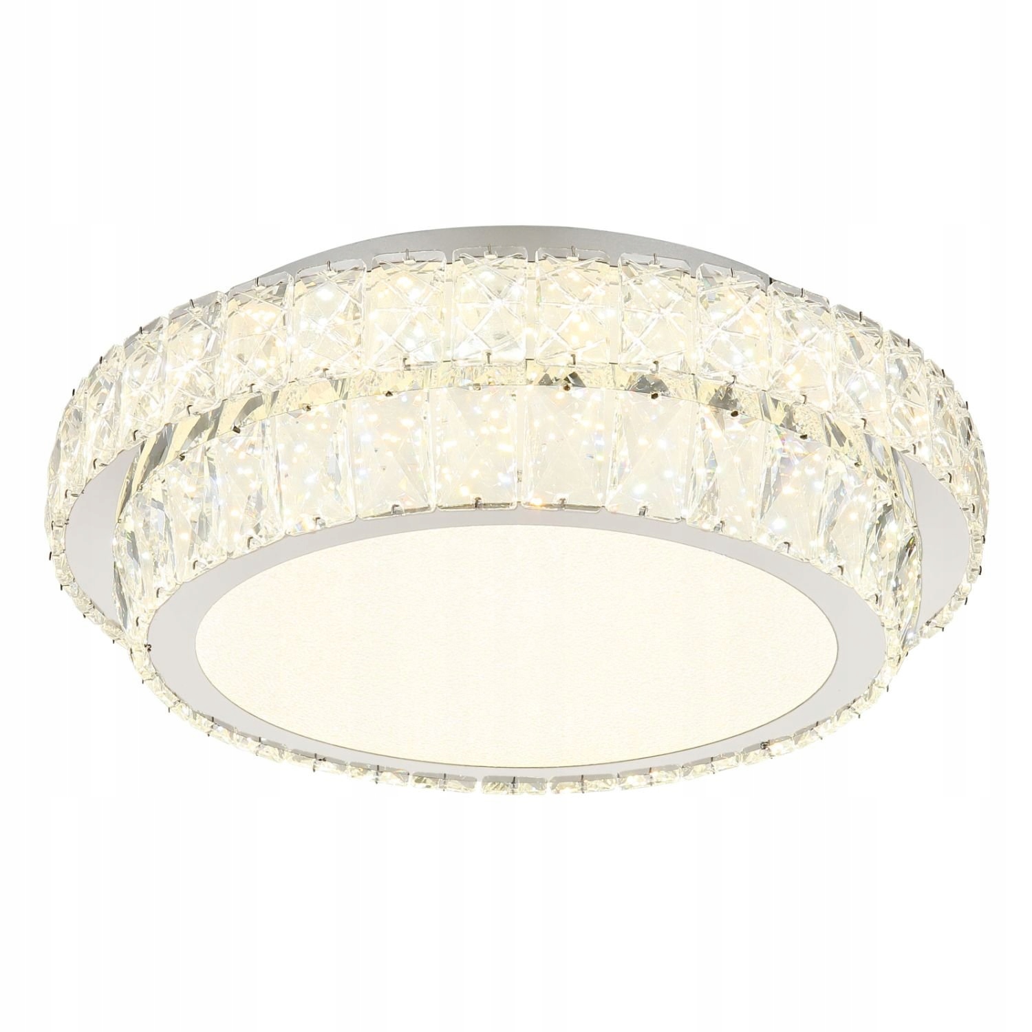 Led stropná lampa 38W Klara Glamour s diaľkovým ovládaním a variabilnou farbou svetla