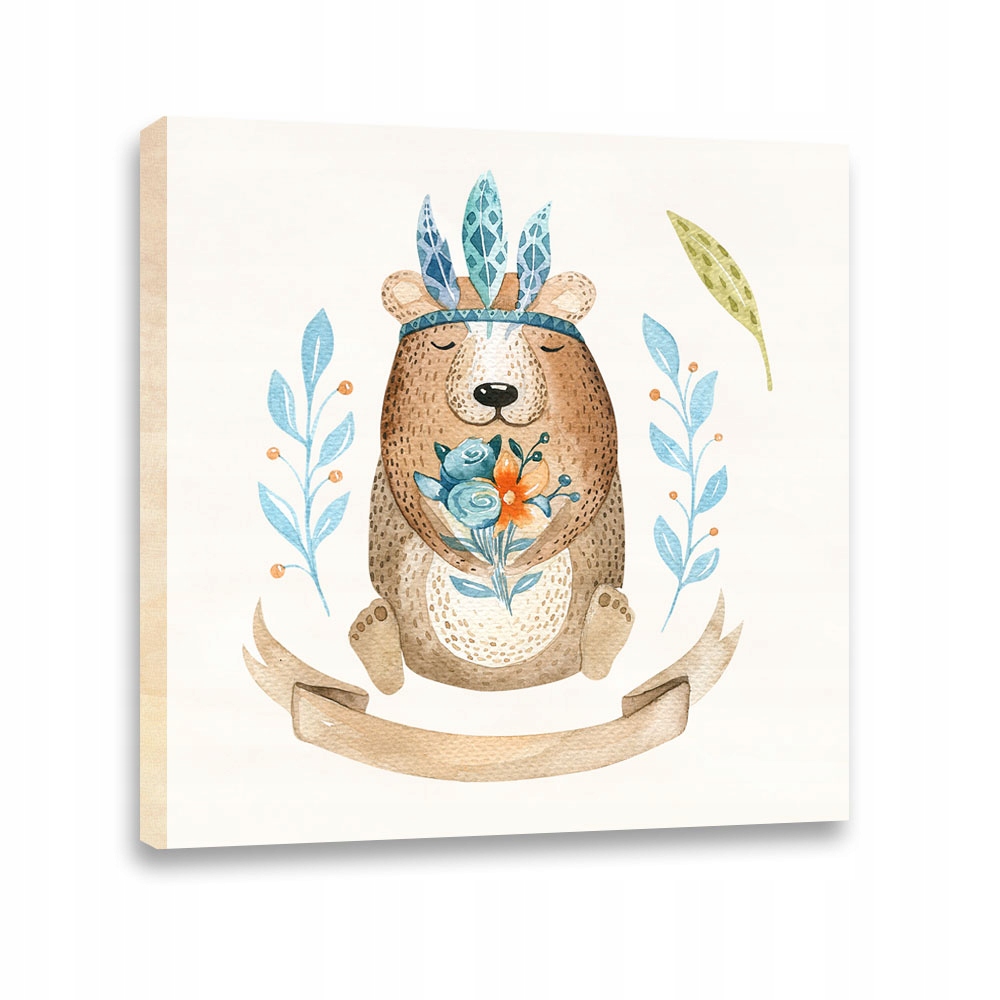 

Obrazek Dla Dziecka Pokój Dziecięcy miś Boho 30cm