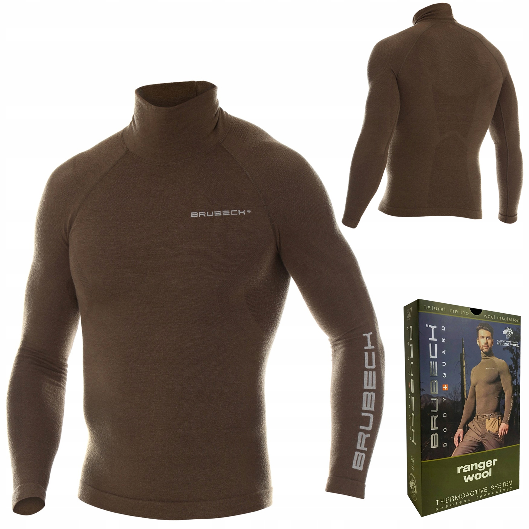 Termoaktivní Mikina Brubeck Ranger z merino vlny, lov, trekking, velikost XL