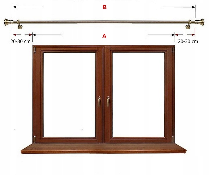KARNISZE EXCLUSIVE KARNISZ PODWÓJNY 25+19 / 220 cm Kod producenta Mocne grube solidne karnisze do salonu