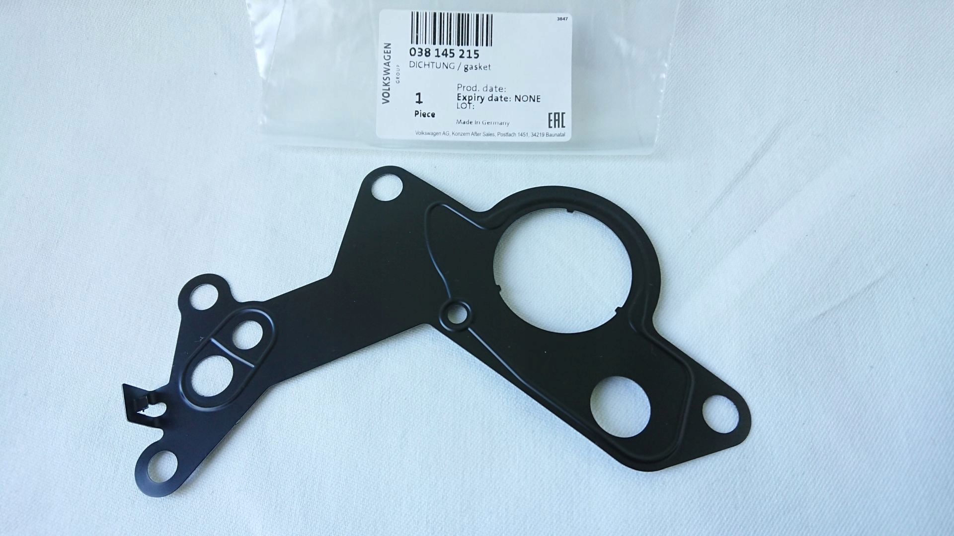 USZCZELKA POMPY PRÓŻNIOWEJ VACUM OE 038145215 Numer katalogowy części 038145215