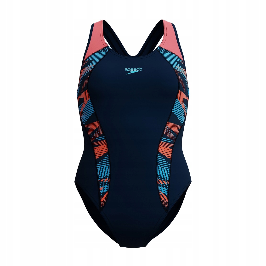 Dámské plavky do bazénu Speedo Placement Laneback, velikost D36