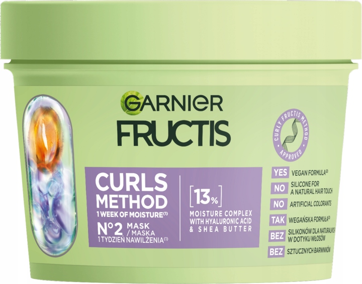 GARNIER FRUCTIS CURLS METHOD MASKA DO WŁOSÓW KRĘCONYCH NAWILŻAJĄCA
