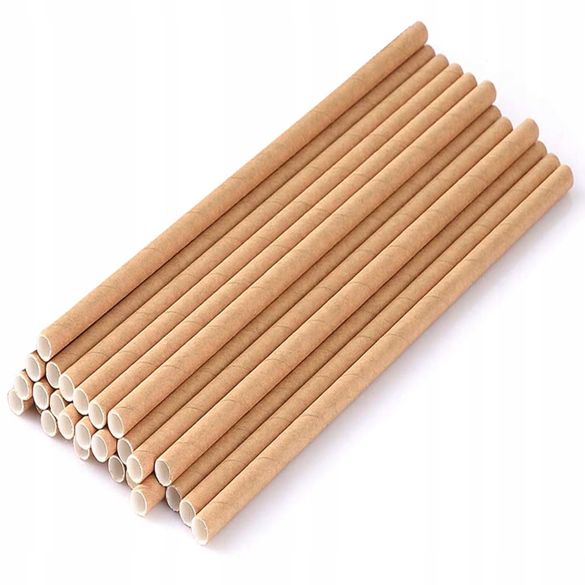SŁOMKI RURKI PAPIEROWE BIO 25 SZTUK ECO EKOLOGICZNE 20CM BIODEGRADOWALNE Marka inna marka