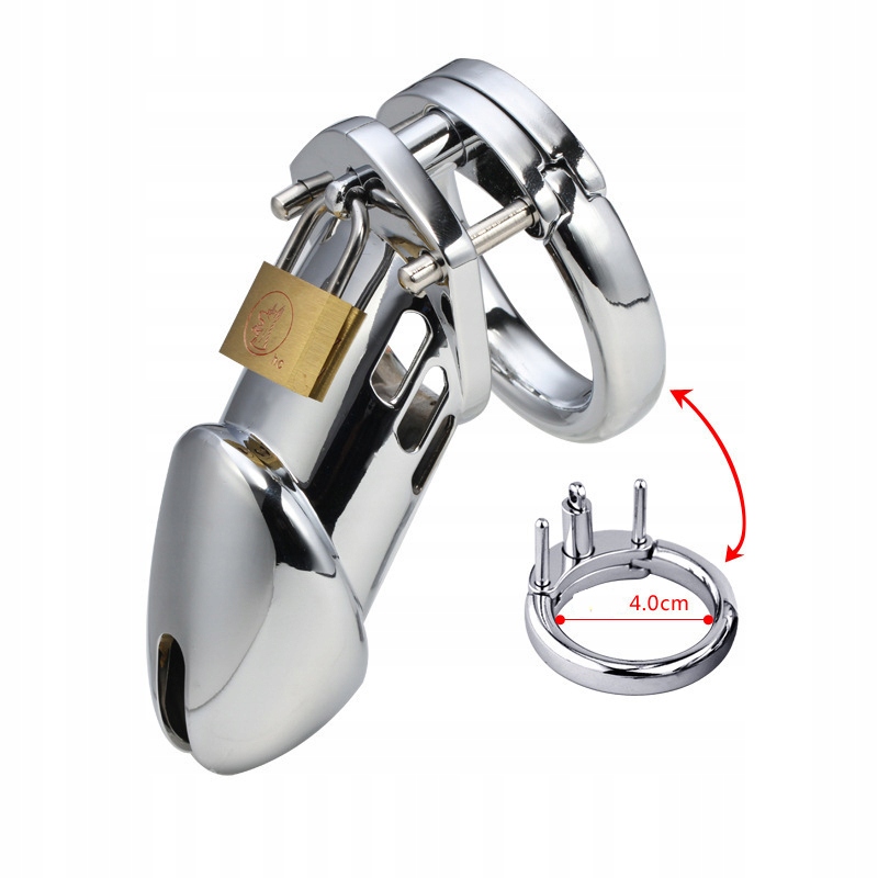 KLATKA NA PENISA - STALOWY PAS CNOTY 40/45/50MM Marka bez marki