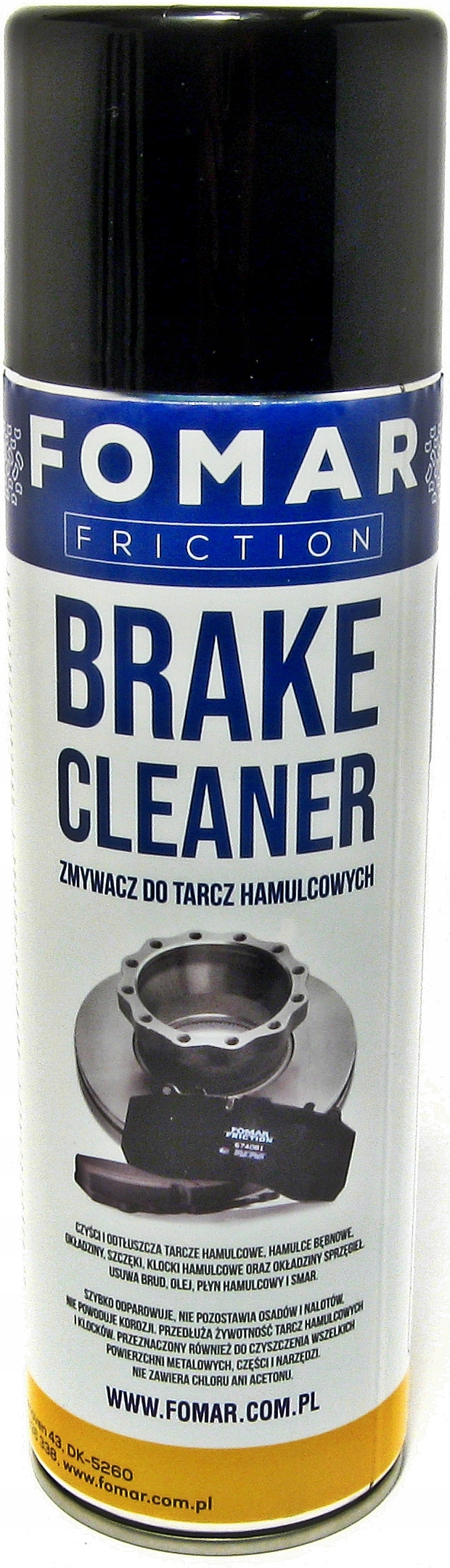 

Zmywacz odtłuszczacz do hamulców Fomar 500ml