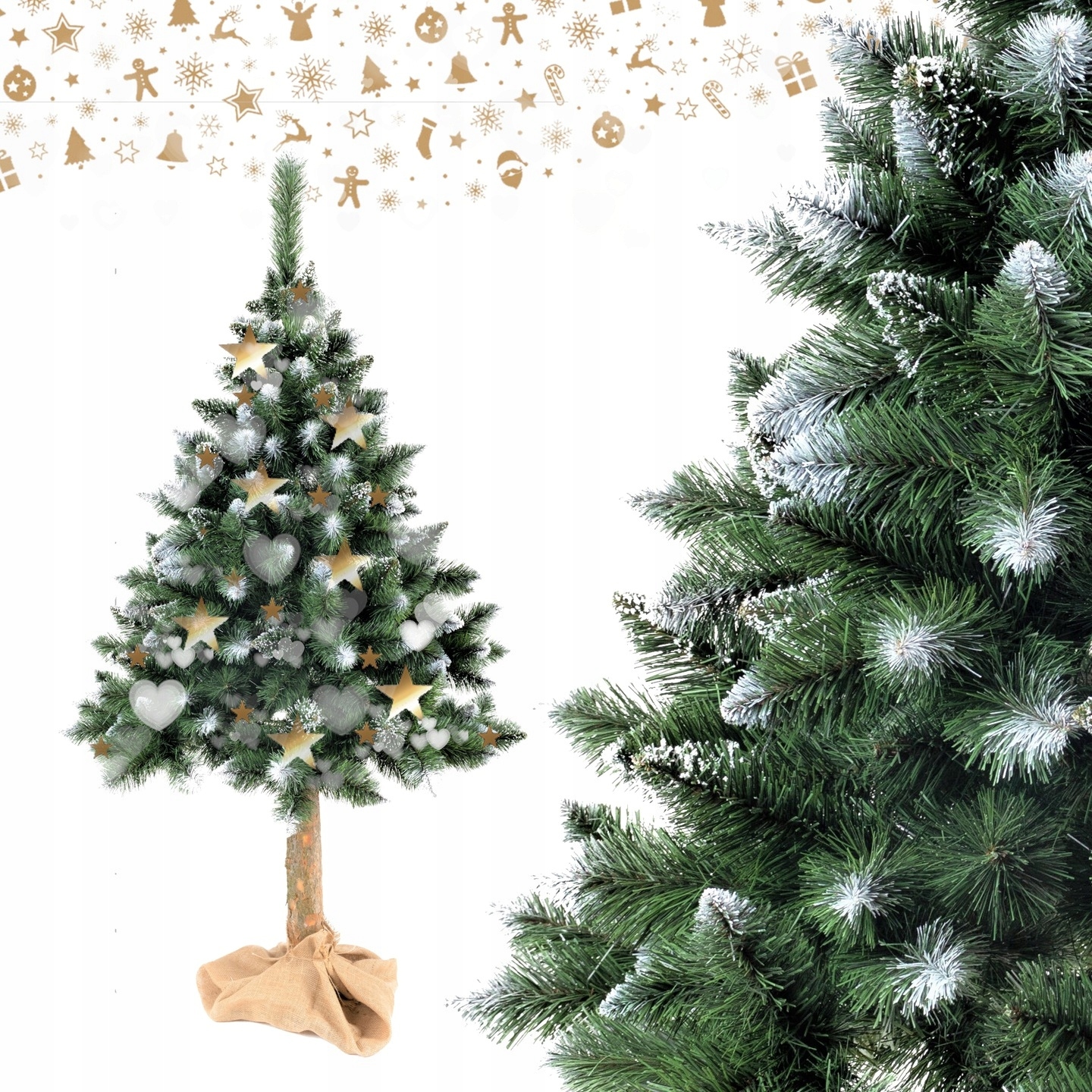 

Choinka Na Pniu Diamentowa Sztuczna 180cm Gęsta