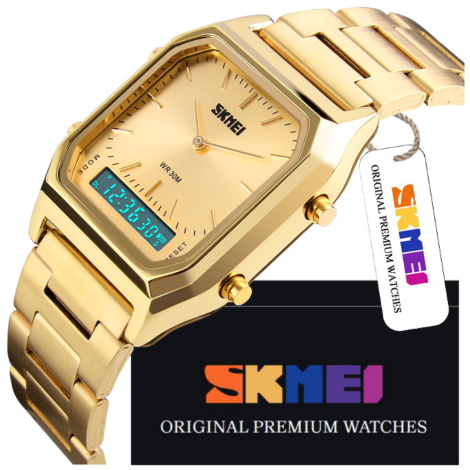 Elegantní Pánské Hodinky Skmei Na Náramku Ocel 304 Premium Podsvícení