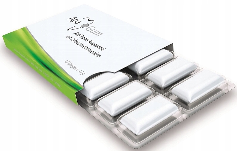 APACARE GUMA DO ŻUCIA Z KSYLITOLEM NA ŚWIEŻY ODDECH 12szt