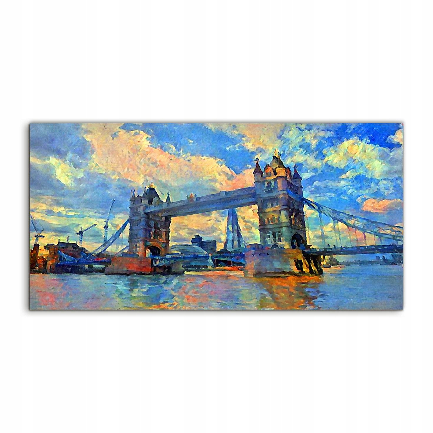 

Obraz 100x50 z grafiką Londyn Tower Bridge ścienny