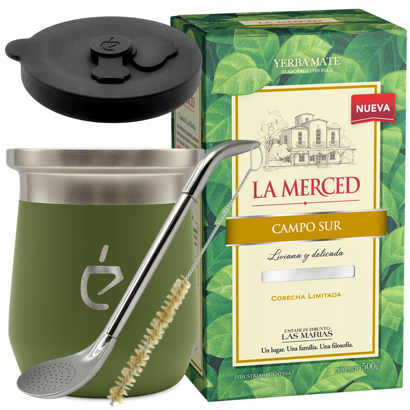 Kompletní sada yerba maté La Merced Campo Sur Termolid DualFlow