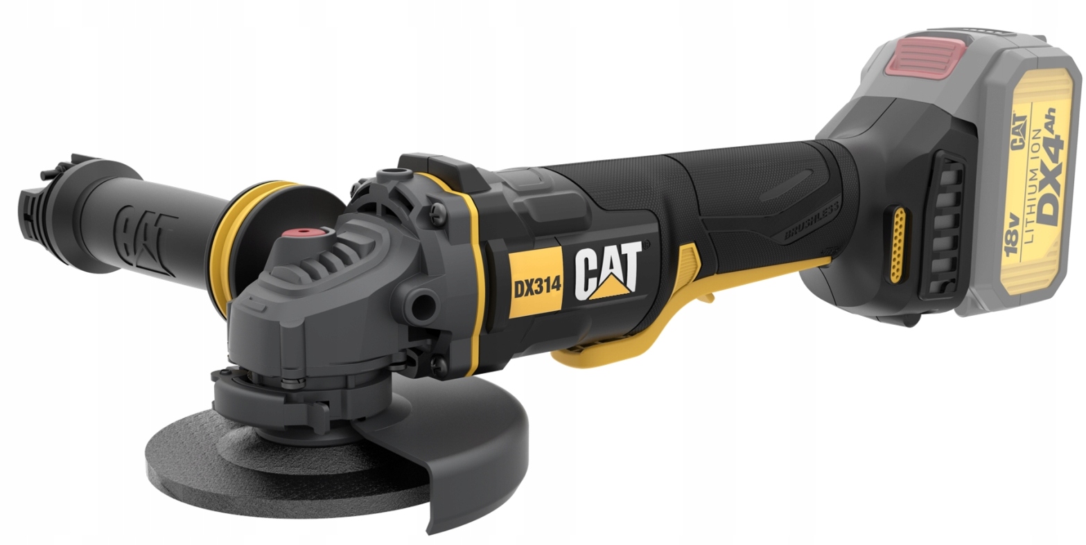 Szlifierka kątowa akumulatorowa bezszczotkowa Cat DX314B 18V tarcza 125 mm