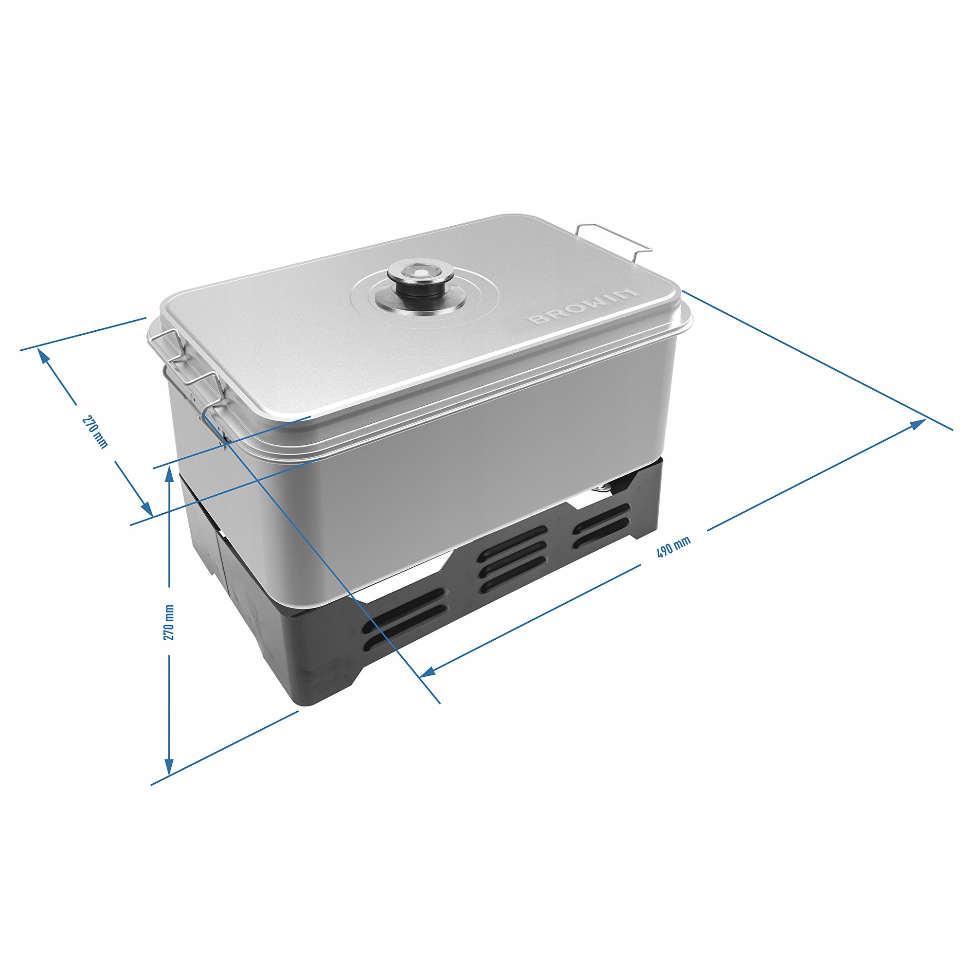 Wędzarnia balkonowa duża rodzinna z termometrem Producent Browin