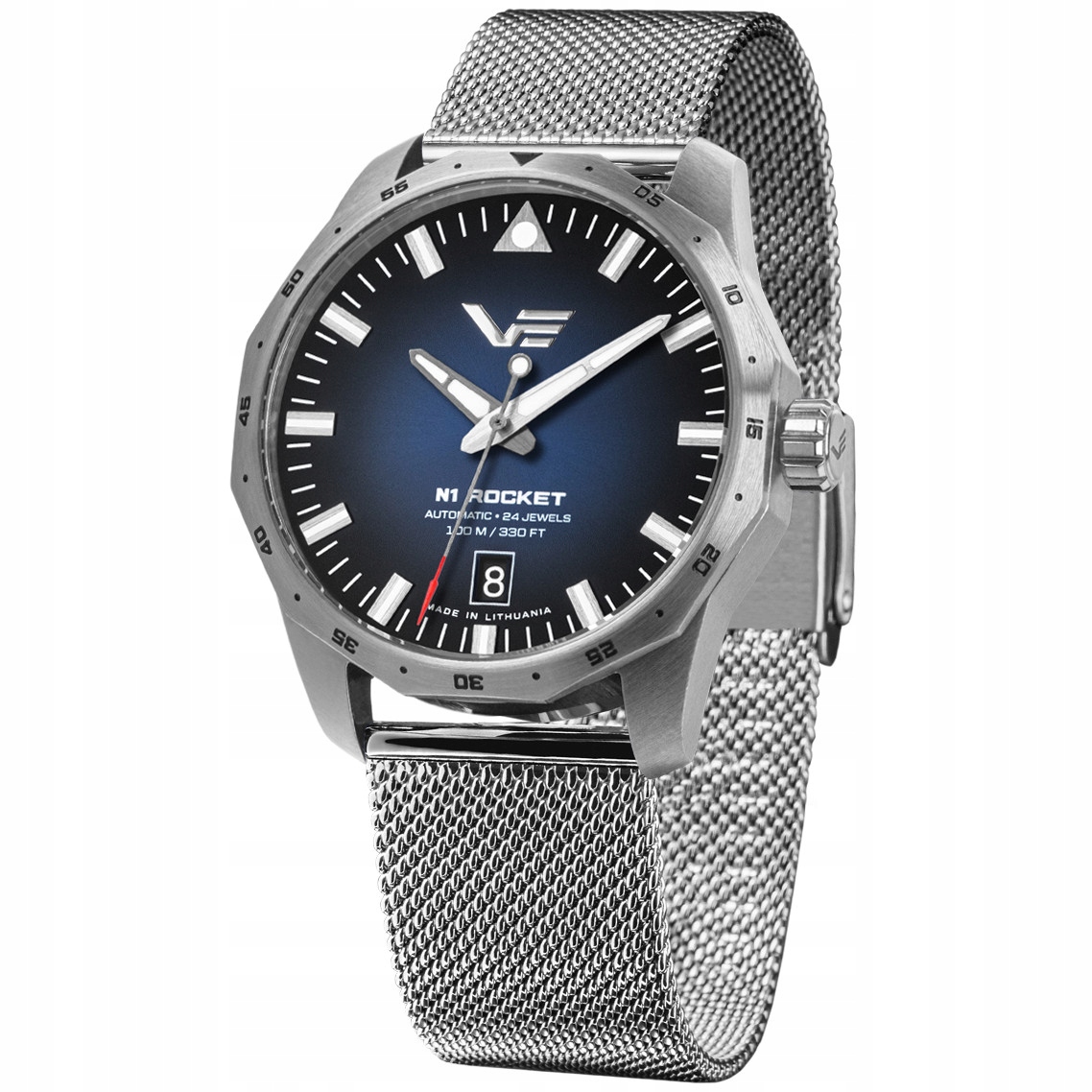 Hodinky Vostok Europe NH35A-125A748BM stříbrné