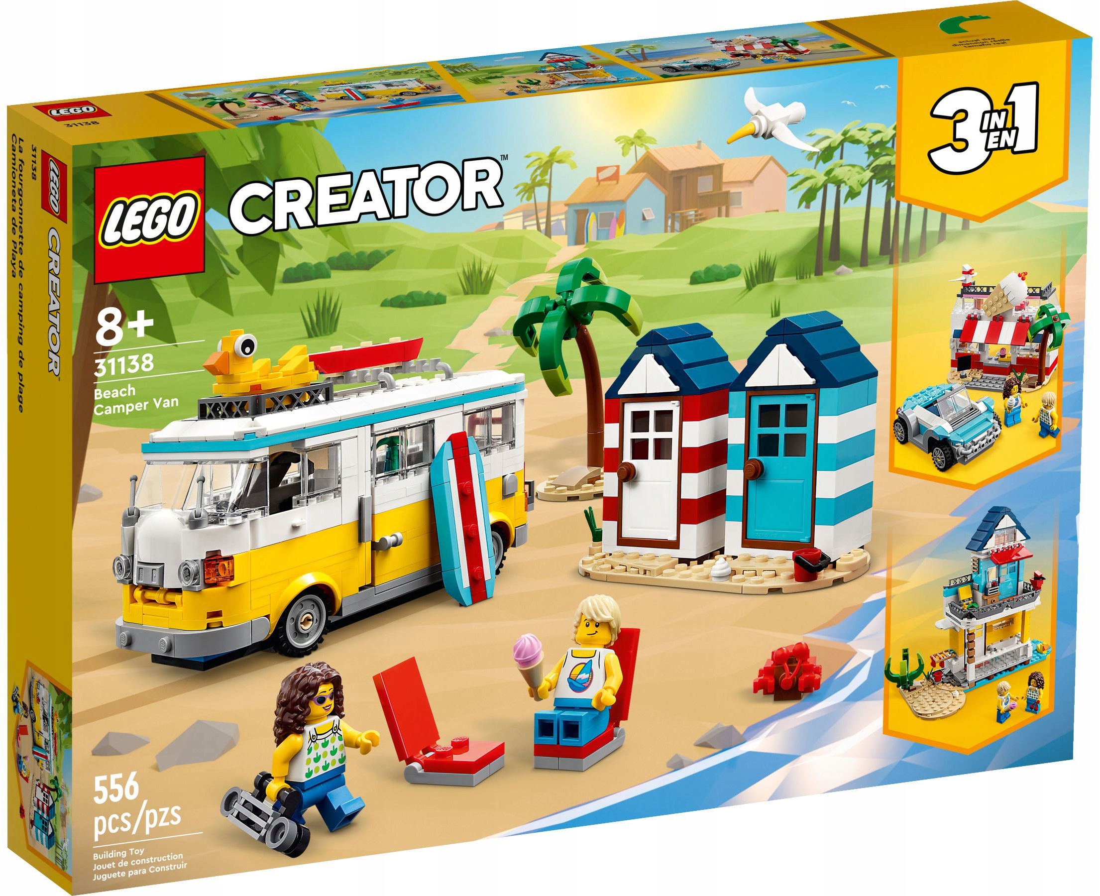 Lego 31138 Creator 3V1 – Karavan Na Pláži