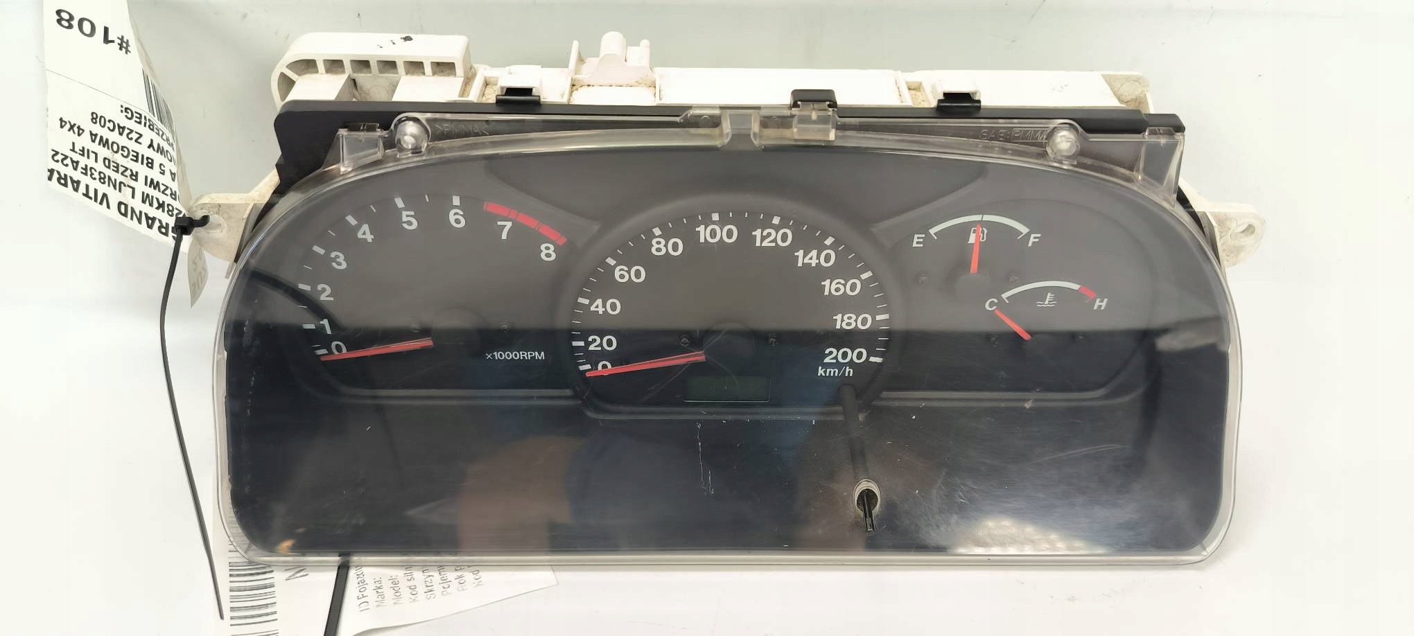 dials clock 34100-6DD SUZUKI GRAND VITARA