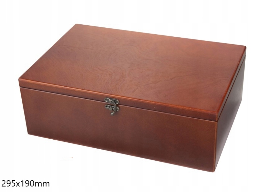 Kufřík Dřevěný Na 10 Mincí Mince 295x190mm